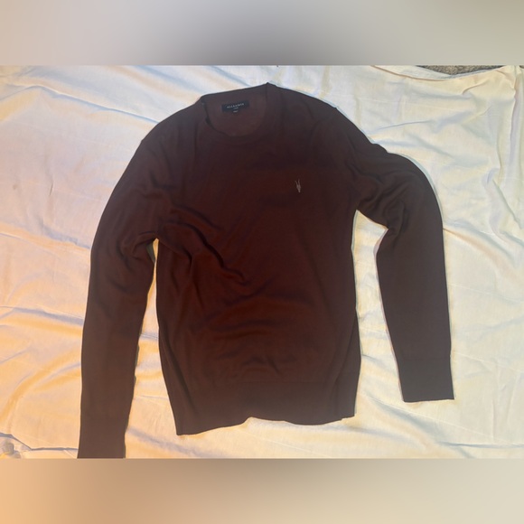 All Saints Other - All Saints Dark Brown Crewneck Sweater